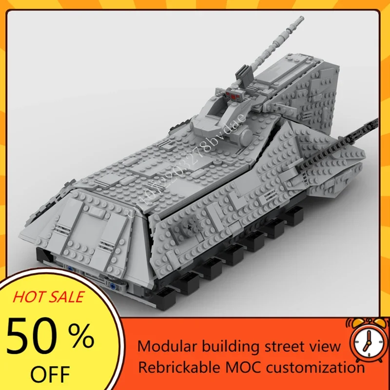 783PCS UT-AT 스타 디스트로이어 우주 전쟁 군사 MOC 우주선 전투 모델 맞춤 퍼즐 DIY 교육 조립 모델 장난감 선물