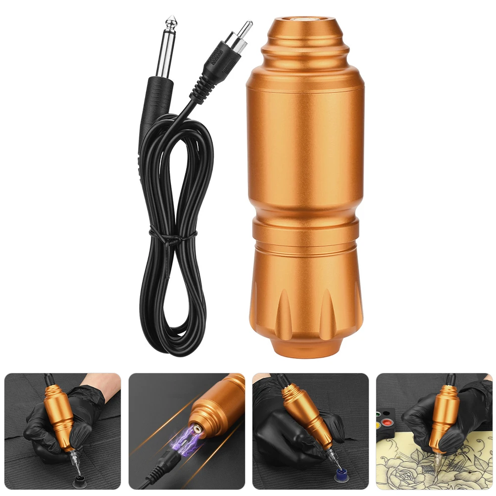

Tattoo Pen ange Aluminum Alloy RCA Interface DIY Tattoos Accessories Electric Tattooing Machine Practical Household Tattoos Pen