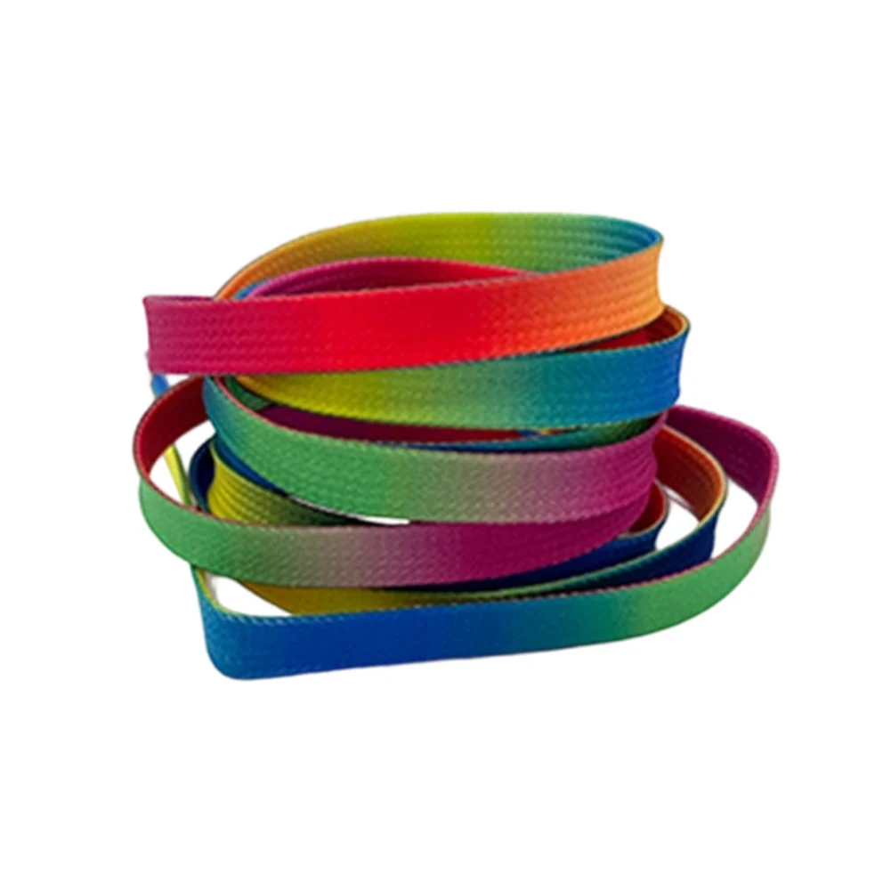 

Двухслойные нейлоновые шнурки для хоккея с шайбой, разработанные для устойчивости к истиранию и прочности на растяжение, для обслуживания безопасной посадки на коньках