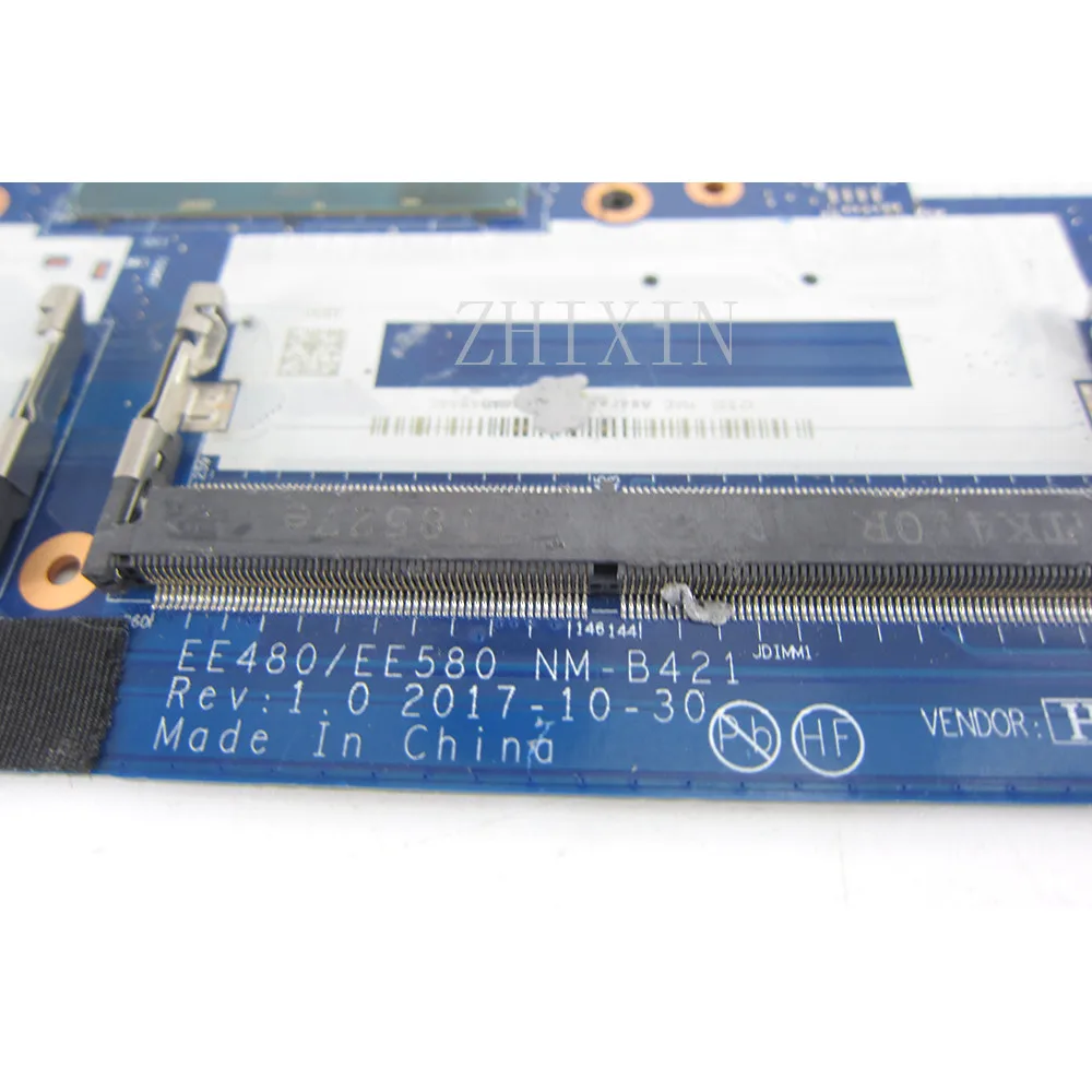 Imagem -02 - Placa-mãe para Laptop Lenovo Thinkpad Teste Completo I58250u Cpu 01lw914 Uma Ddr4 Ee480 Ee580 Nm-b421 E480 E480 E580