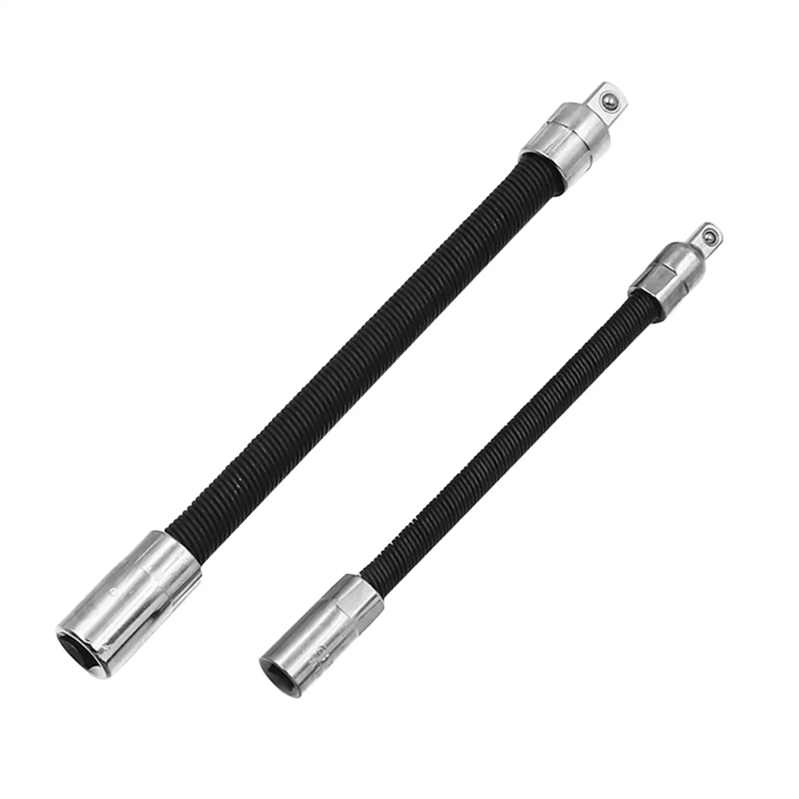 3xHigh Quality Flexible Extension Bar Chrome Steel Spring Loaded Adapter Bit Holder for Household Repairing Car Driver