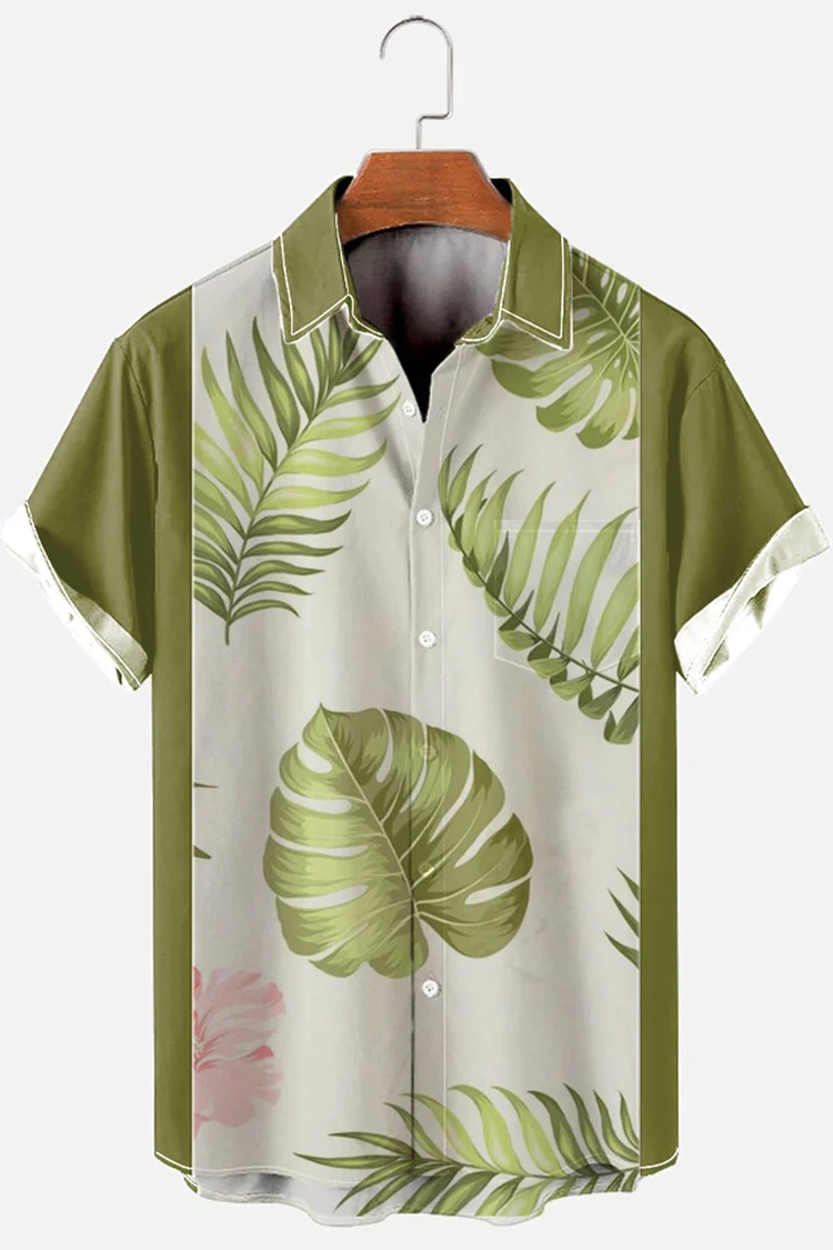 New For Men Hawaiian Shirts Short Sleeve Tops Coconut Treeo Graphic 3d Shirt Fashion Streetwear 5XL Summer Clothing Men's Blouse