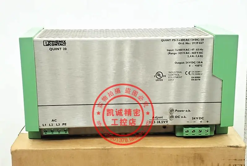 مصدر طاقة أصلي مستورد لطائر الفينيق ، QUINT ، 24DC 20 روض