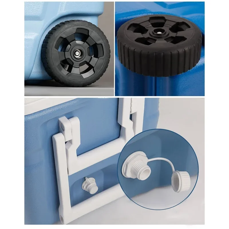 1Pc White 50mm Cooler Threaded Drain Plug Assembly For Igloo 50 - 165 Qt Coolers Caps Easy to Use Accessories Replacement Tool