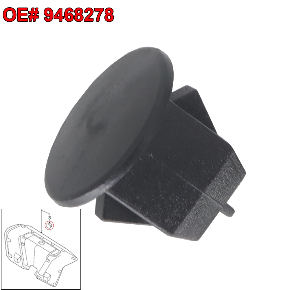 25 pçs/set para volvo s40 s60 s80 tampa da bagageira do carro tronco forro braçadeira clipes prendedor retentores oe # 9468278   Substituição do