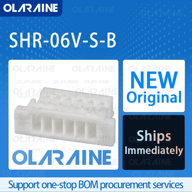 

50/200/500Pcs SHR-06V-S-B 100% brand new and original IC chip Connector Header and Wire Housing 6 Position