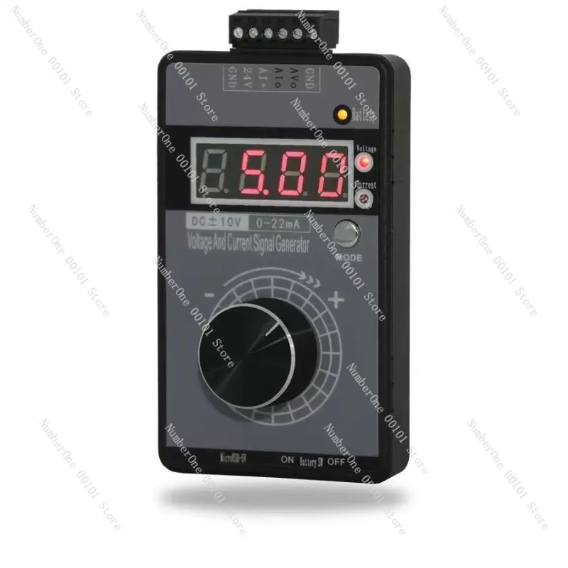 

Положительный и отрицательный Генератор сигналов 0-10 В/Калибратор аналогового вывода 0-4-20 мА Высокоточная частота мощности