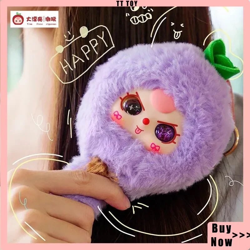 [Ready Stock] Boneka Plush Bayi Baru Three Let Me Comb Your Hair Blind Box Boneka Buah Lucu Desain Personal Untuk Anak Perempuan Hadiah Mainan Trendi