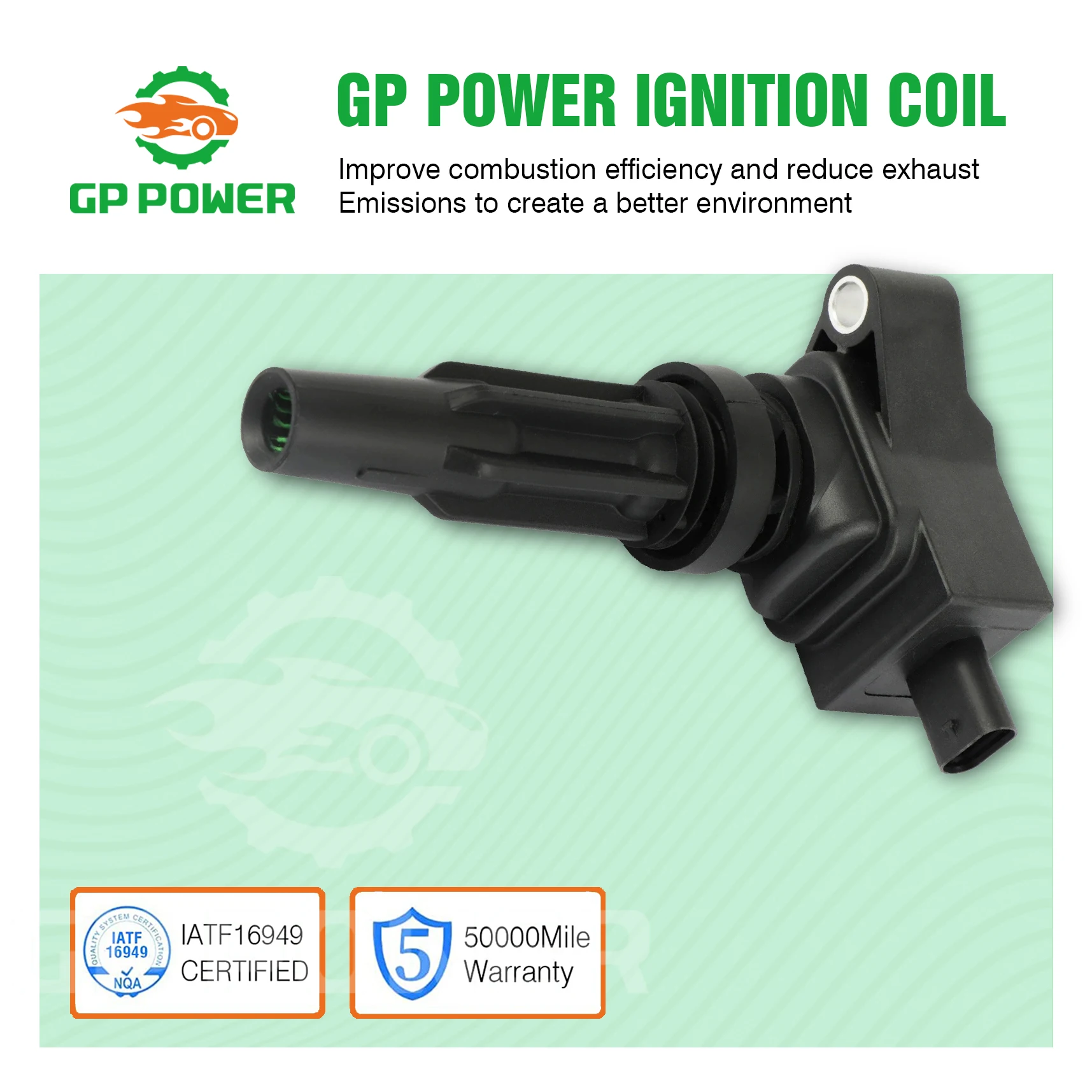 4PCS GP POWER IGNITION COIL JX6E-12A366-AA FOR FORD BRONCO EDGE