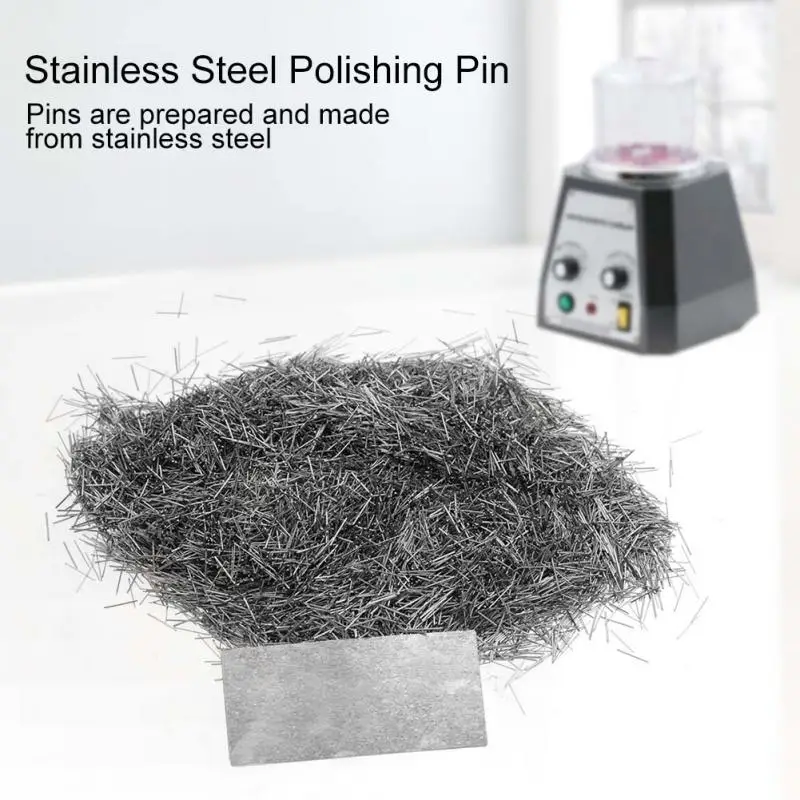 

100g Stainless Steel 0.2/0.3/0.4/0.5M Polishing Pin Jewelry Polishers Finishing Media Magnetic Pins Rotary Tumbler Accessories