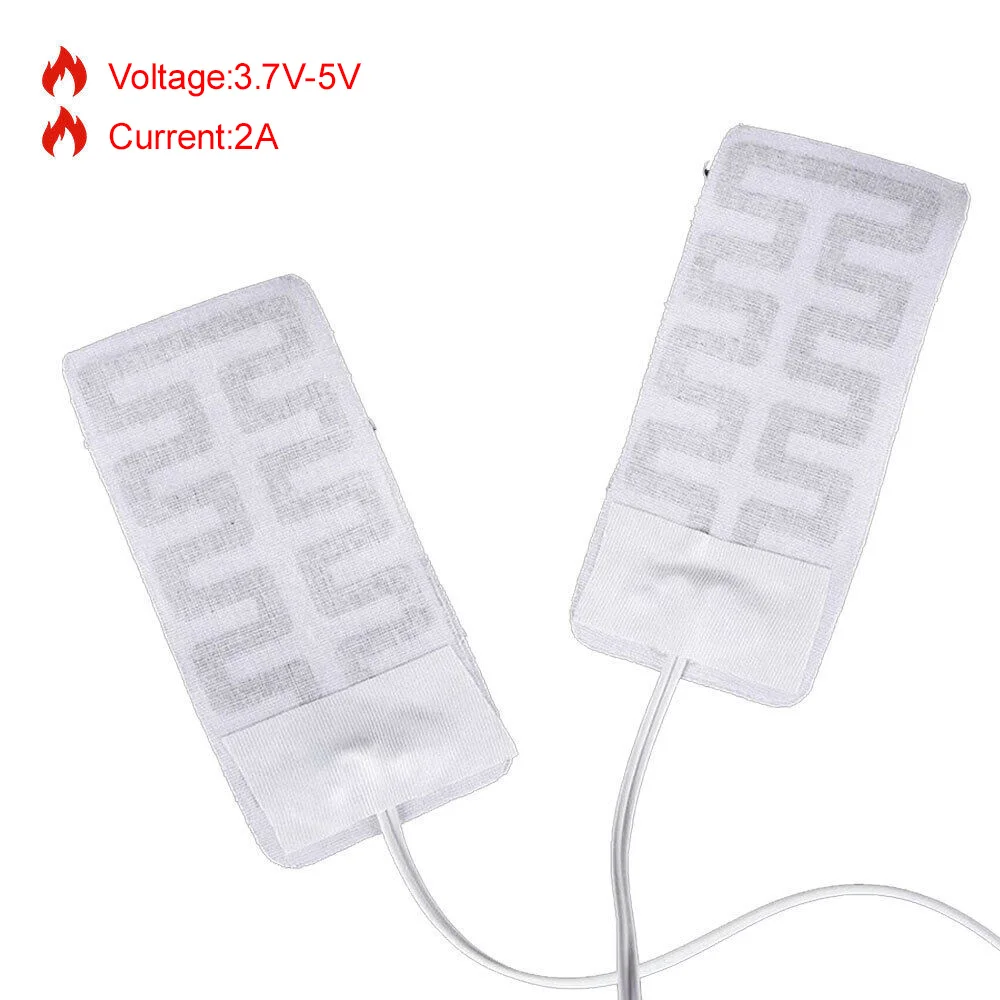 USB Heating Film Winter Electric Gloves Heating Pads Electric Heating Element Film Gloves Heater Hand Warmer Heating for Warming