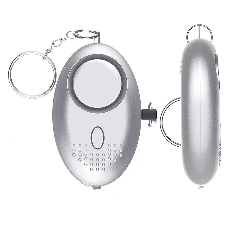 1-3pcs Personal Alarm With LED Light 130DB Anti Lost Wolf Self-Defense Safety Attack Emergency Alarms For Women Kids Elder