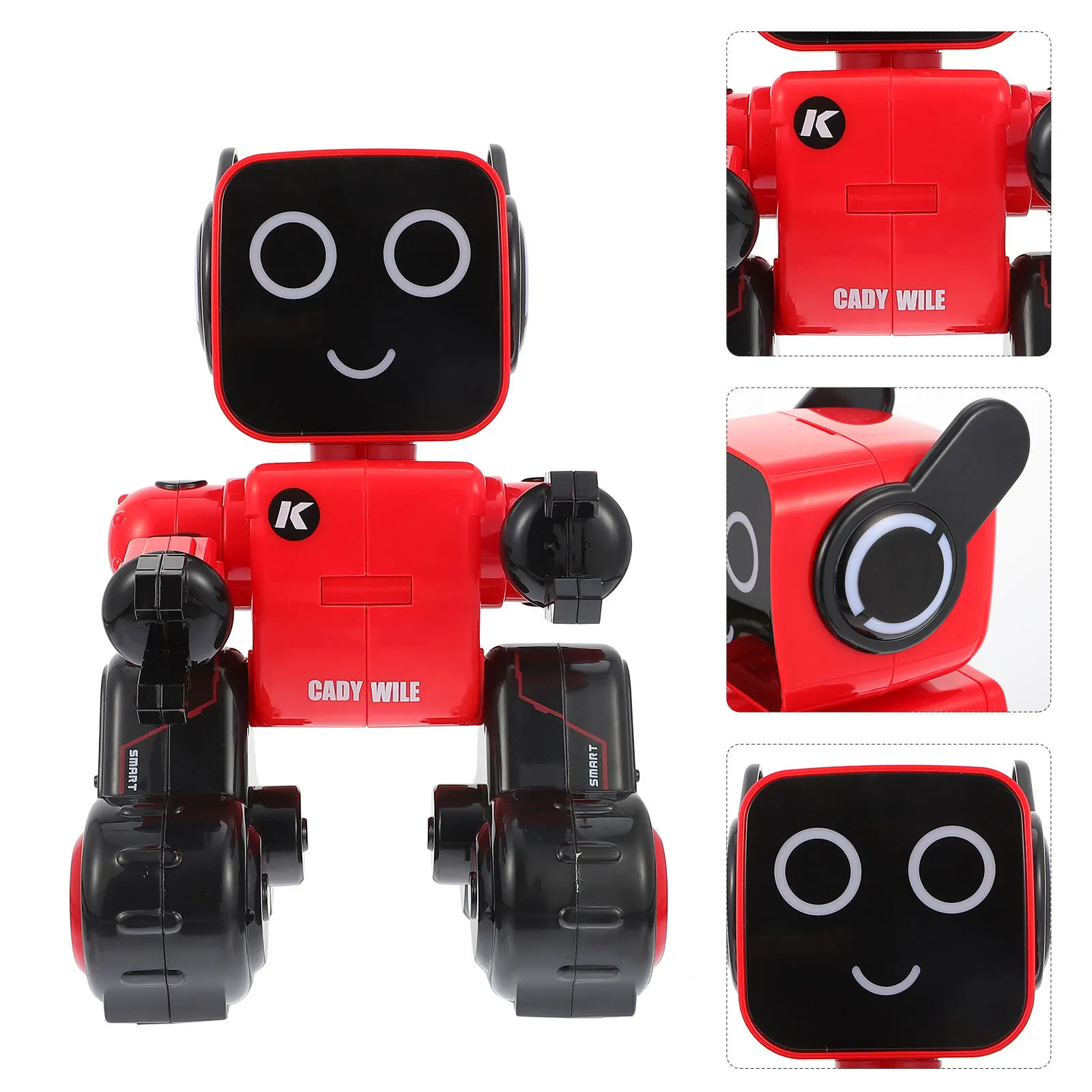 2.4g Rc Robot R4 Cady ذكي التفاعل الصوتي لفتة الاستشعار عملة البنك التعليمية التفاعلية هدية #3