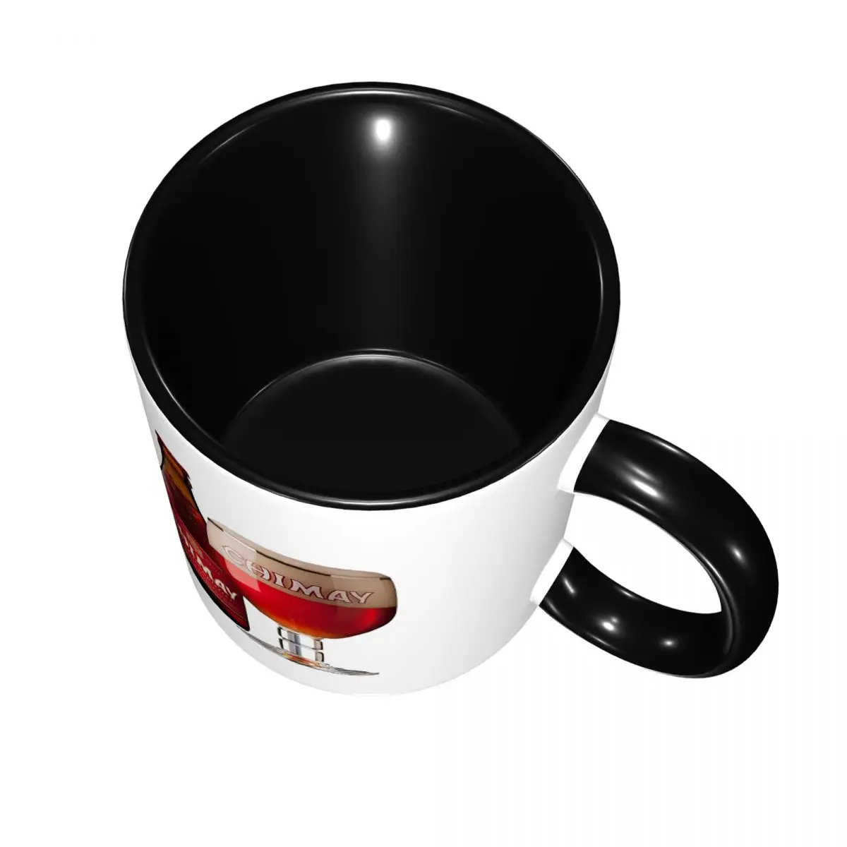 Chimay Logo Mug Funny Ceramic Coffee Cups Tea Mugs Milk Cup Drinkware Gifts for Friends - view 3