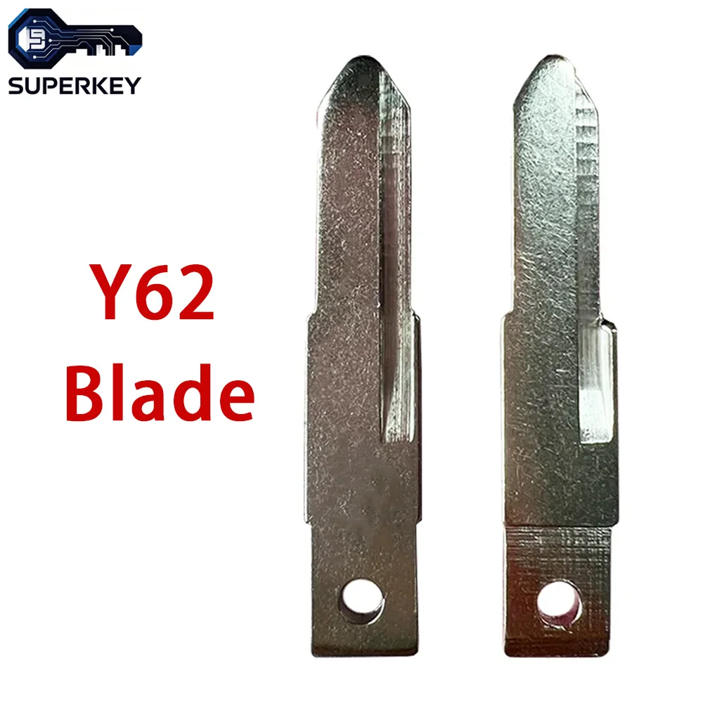 Y62 Replacement Blade Uncut Metal Blank For Renault Clio4 Sandero Master3 Symbol Trafic Dacia Logan Dokker Duster 5pcs/lot