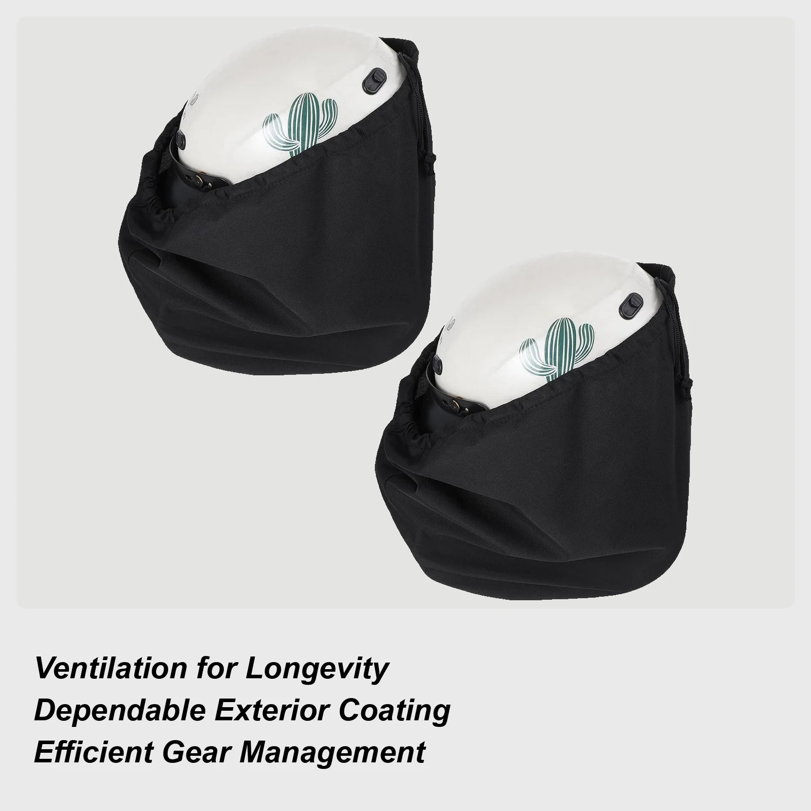 

Сумка для мотоциклетного шлема, сумка на шнурке для езды на велосипеде, 2 шт., большой вместительный органайзер для защиты головных уборов для спортивных лыж