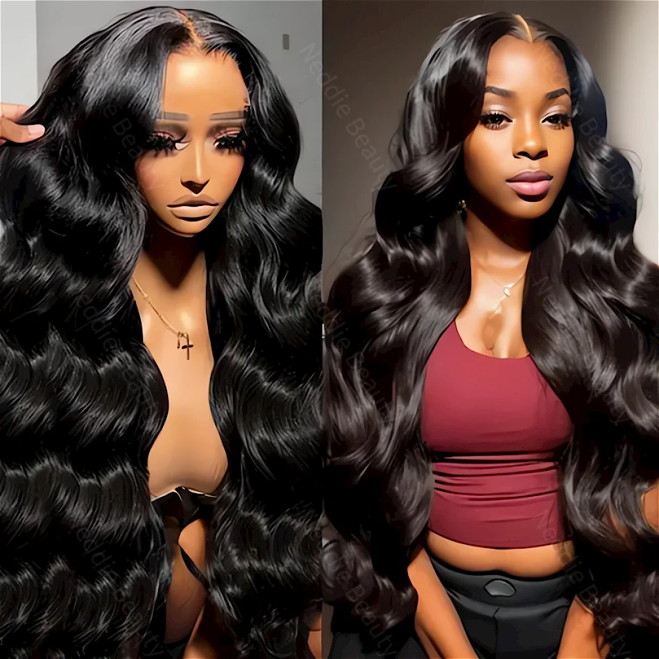 Body Wave Lace Frontal Wig 40 Inch PrePlucked Brazilian Cheap Wigs On Sale Clearance Ready To Wear Human Hair For Women Choice