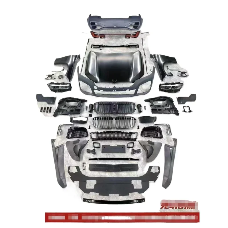 

F02 Facelifts Upgrade G12 Bodykit Car Bumper Hood Headlight For 7 Series F02 Up To G12 Full Body Kit