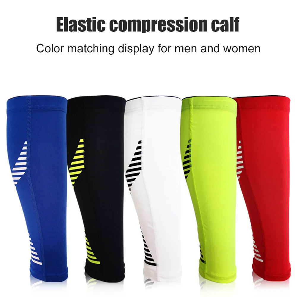 1Pcs Leg Compression Sleeve, Calf Support Sleeves Legs Pain Relief for Men Women, Comfortable Footless Socks for Fitness,Running