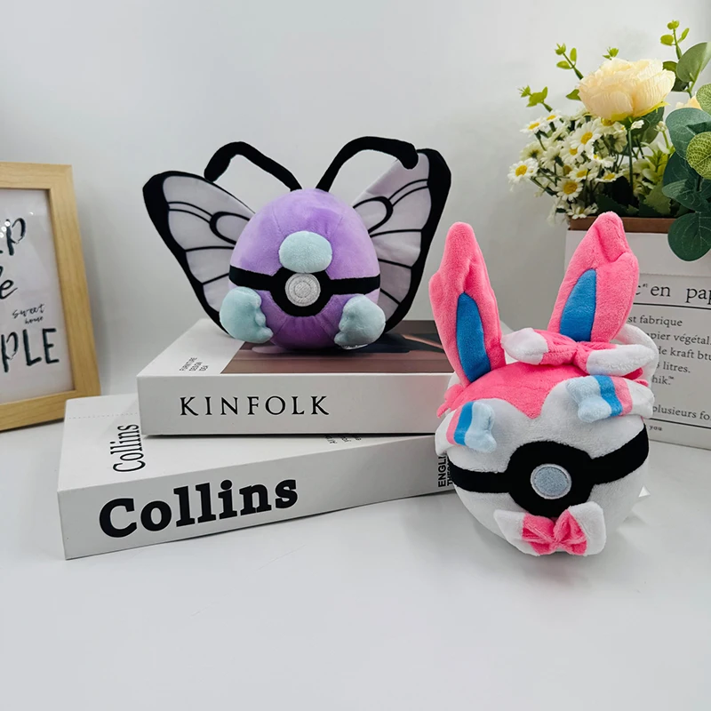 

12cm Magical Creatures Sylveon Pokemon Plush Toys Pokémon Plushie Butterfree Kawaii Doll Stuffed Gift for Kids Birthday Xmas