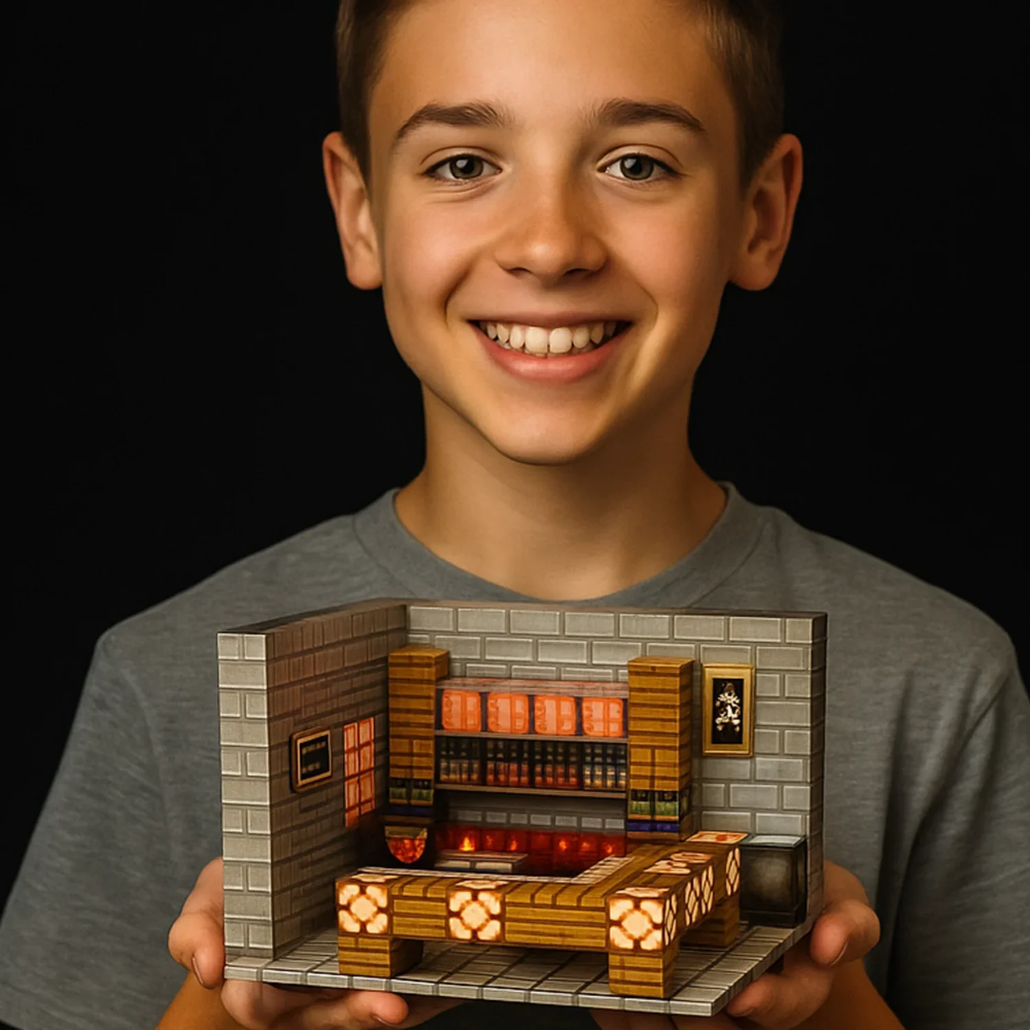 Magnetische Bausteine, Mine World, Magnetwürfel-Set für Jungen, Mädchen, Kinder ab 3 Jahren, DIY-Pixel-Stil, Modell, Grundplatte, STEM-Spielzeug, Grundplatte