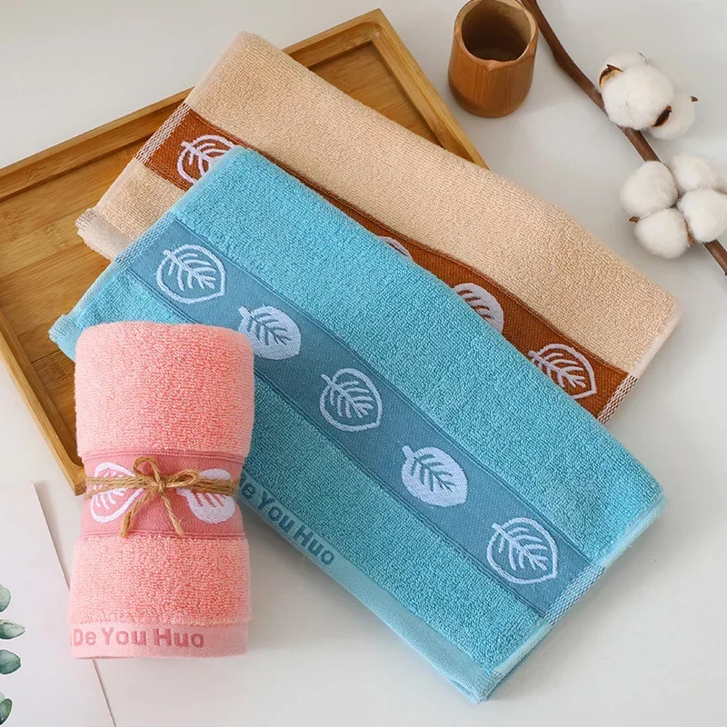 Cotton Wash Towel Cotton Absorbent Adult Bath Towels Solid Color Soft Friendly Face Hand Shower Towel For Bathroom WashclothHot