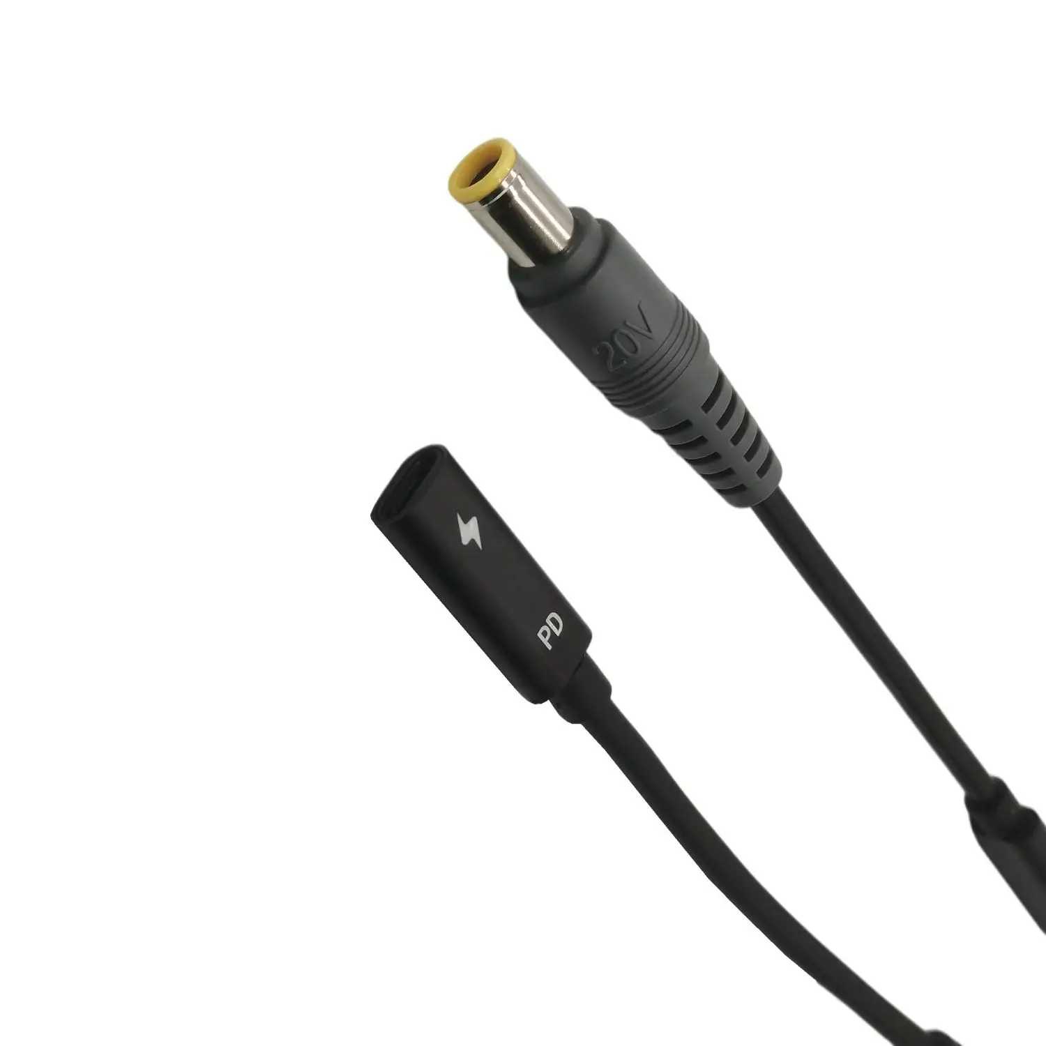 15cm 65W PD USB Type C Female Input to DC 7.9 X 5.5mm Male Power Charging Cable for Compatible with Lenovo Thinkpad T400 T410