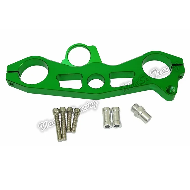 waase For Kawasaki Ninja ZX-6R ZX6R 2009 2010 2011 2012 Motorcycle Front Fork Lowering Triple Tree Upper Top Clamp Yoke