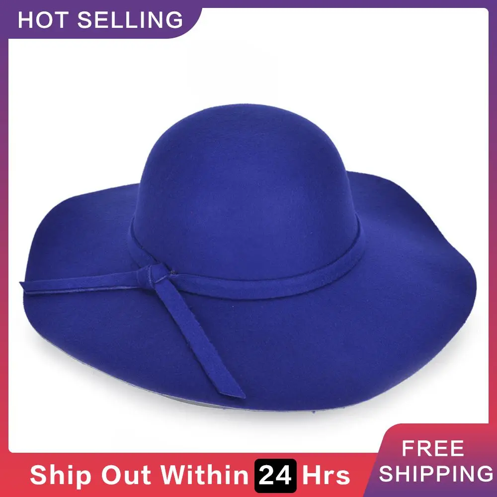 Sun Hat Specific Made Of Woolen Fabric Wide Brim Beach Hat Hats With Large Brim Sun Visor Uv Protection Sports Sun Visor Brief