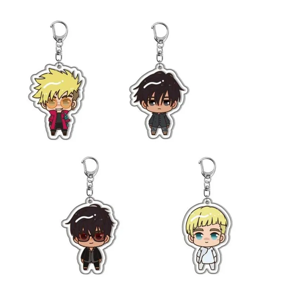 Anime Trigun Acrylic Keychain Figure Q Version Bag Accessories Collection Cosplay for Women Men Jewelry Pendant Gift 2025