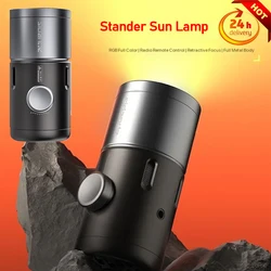 SIDANDE Stander Sun Lamp 2500-6500K RGB Full Color LED Fill Light 30W/40W Zoom Spotlight with APP Control for Live Broadcast