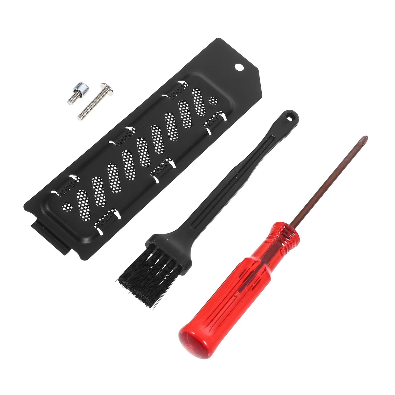 

1Set Game Console SSD Cover Metal Alloy Dustproof Protector for SSD with Screwdriver and Cleaning Brush Installation Tool Kit