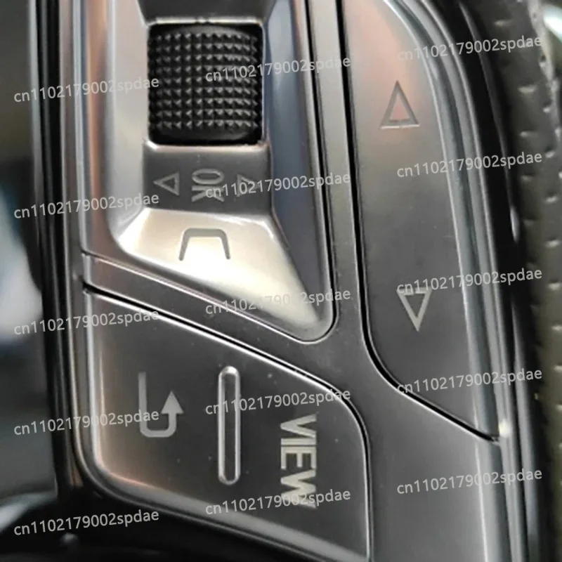 Scratch Resistant Perfect Fit Steering Wheel Button Trim Decor Sticker Cover