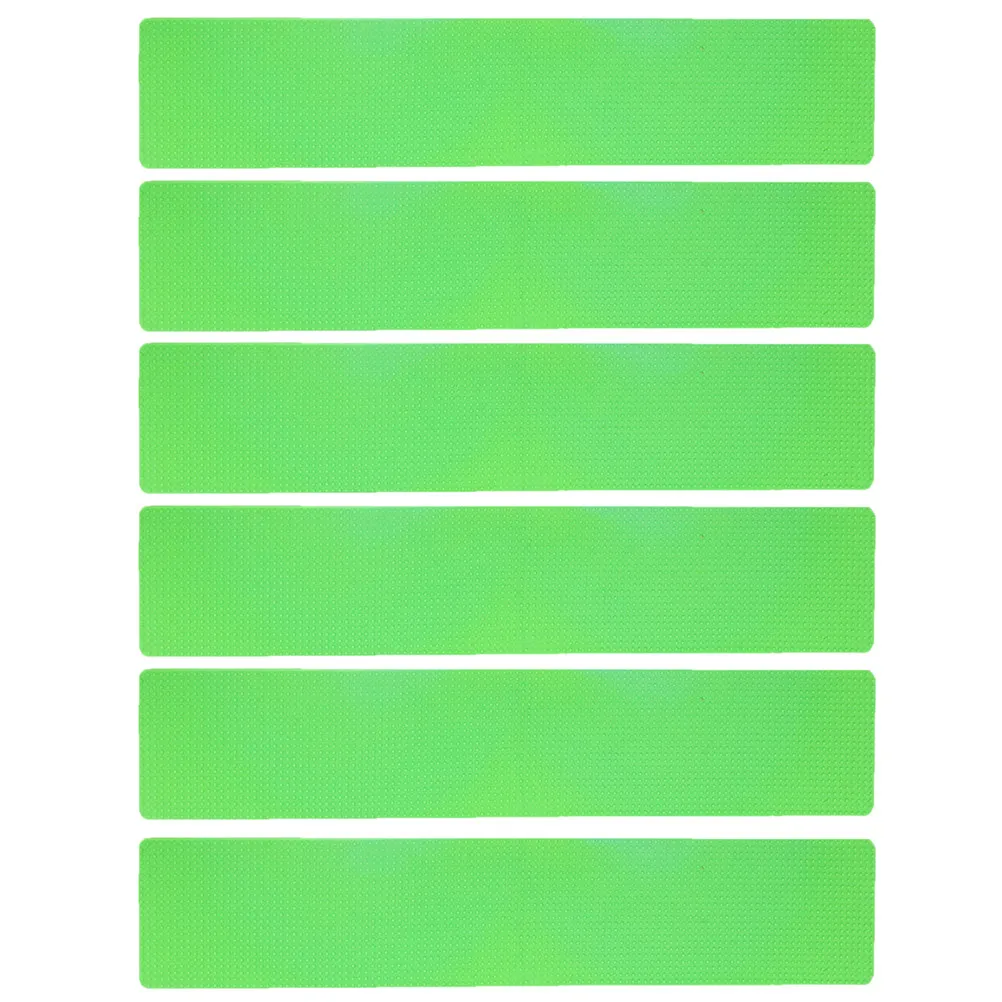 

6Pcs PVC Spot Markers Green Line Boundary Markers Court Line Training Equipment Outdoor Tennis Basketball Volleyball Sports