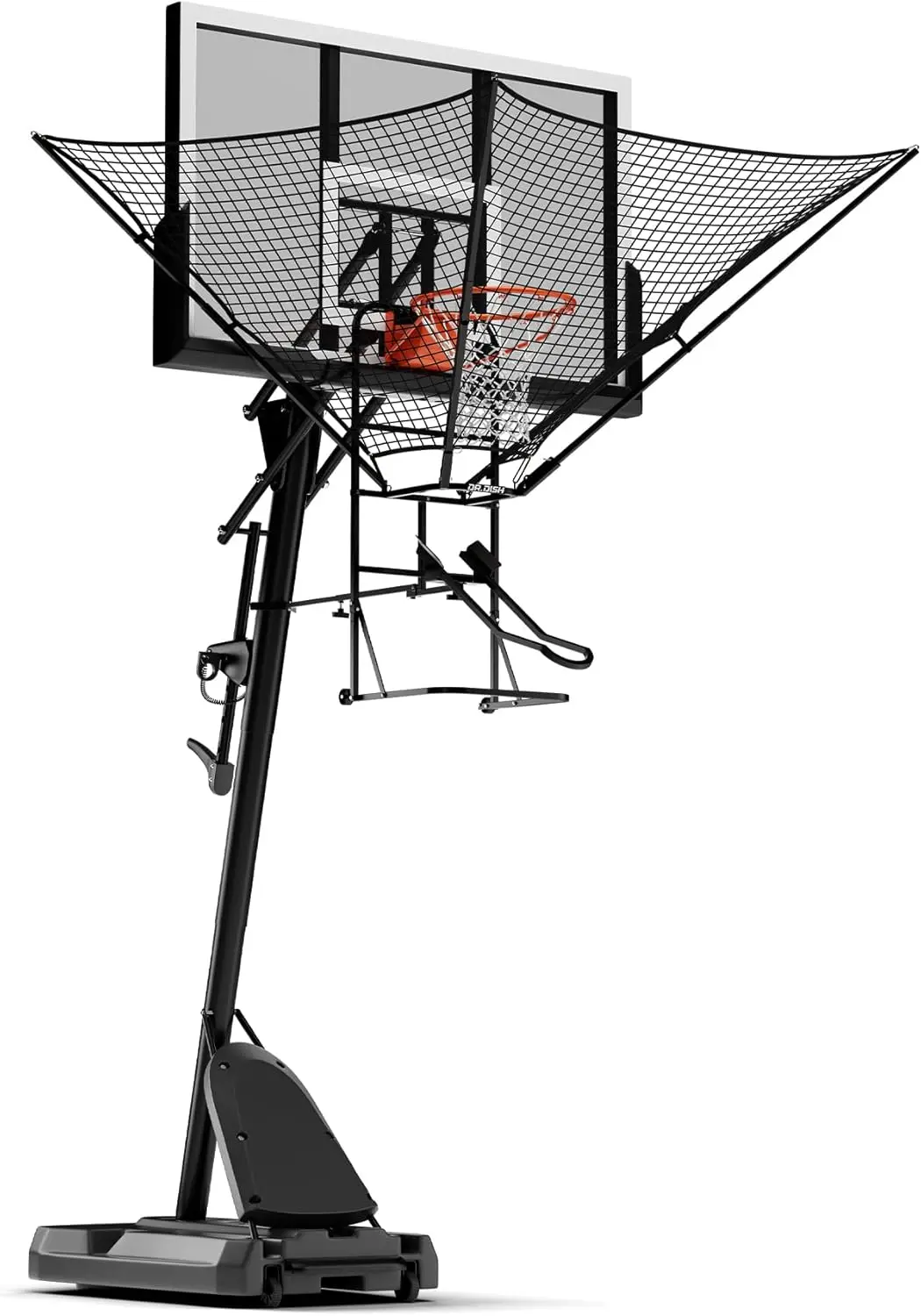 Net Return System Portable Shot Trainer for Traditional Pole and Wall Mounted Hoops