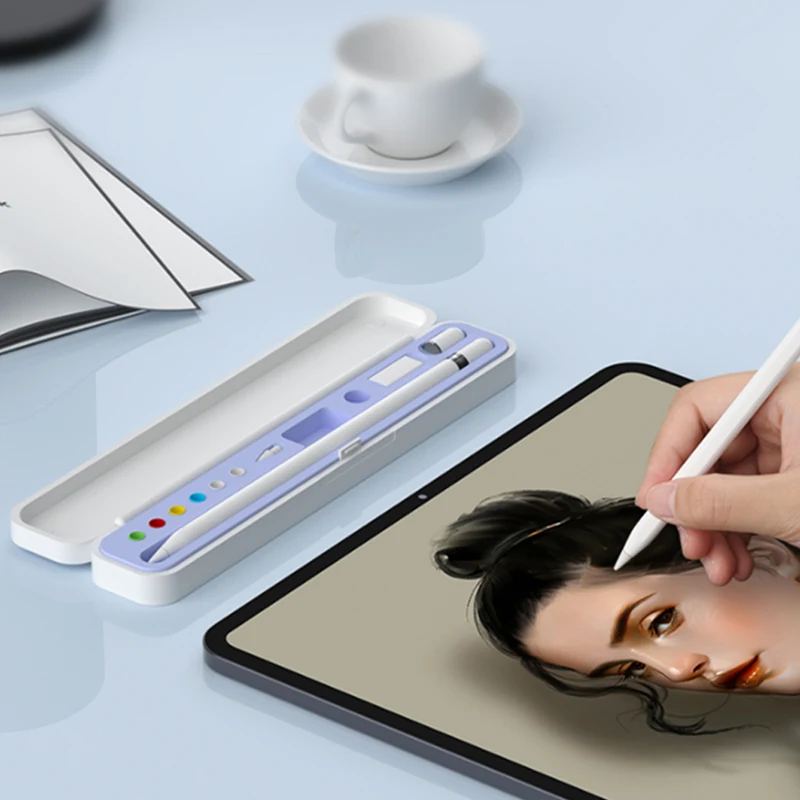 Pencil Case For Apple Pencil 2nd Generation 1st Gen Protective Case Cover Stylus Pen Holder Tips Box Accessories Storage Box