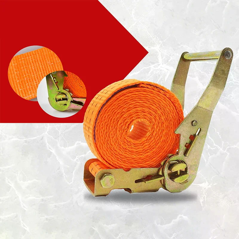 Truck Straps Cargo Strap High Strength Ratchet Tie Down Hold Cargo Strap