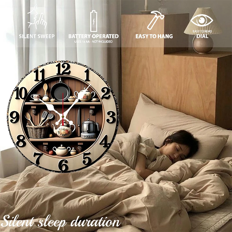 Thumbnail 4 - #56 Silent Wall Clocks List of Top Picks