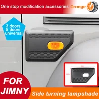 Para Suzuki Jimny JB64 JB74W 2019-2025, 3 y 5 puertas, accesorios exteriores, cubierta decorativa para luces direccionales de coche