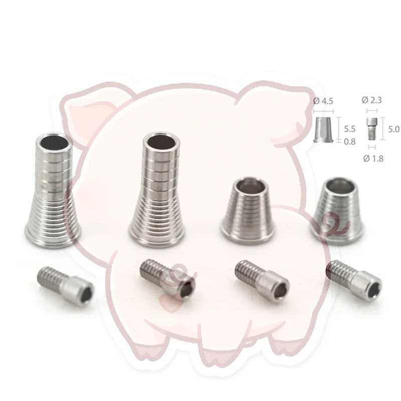 Universal Disposable Dental Transfer Rod With  Sealing Screw Tool For Lab Implant Restoration Single Use Kit
