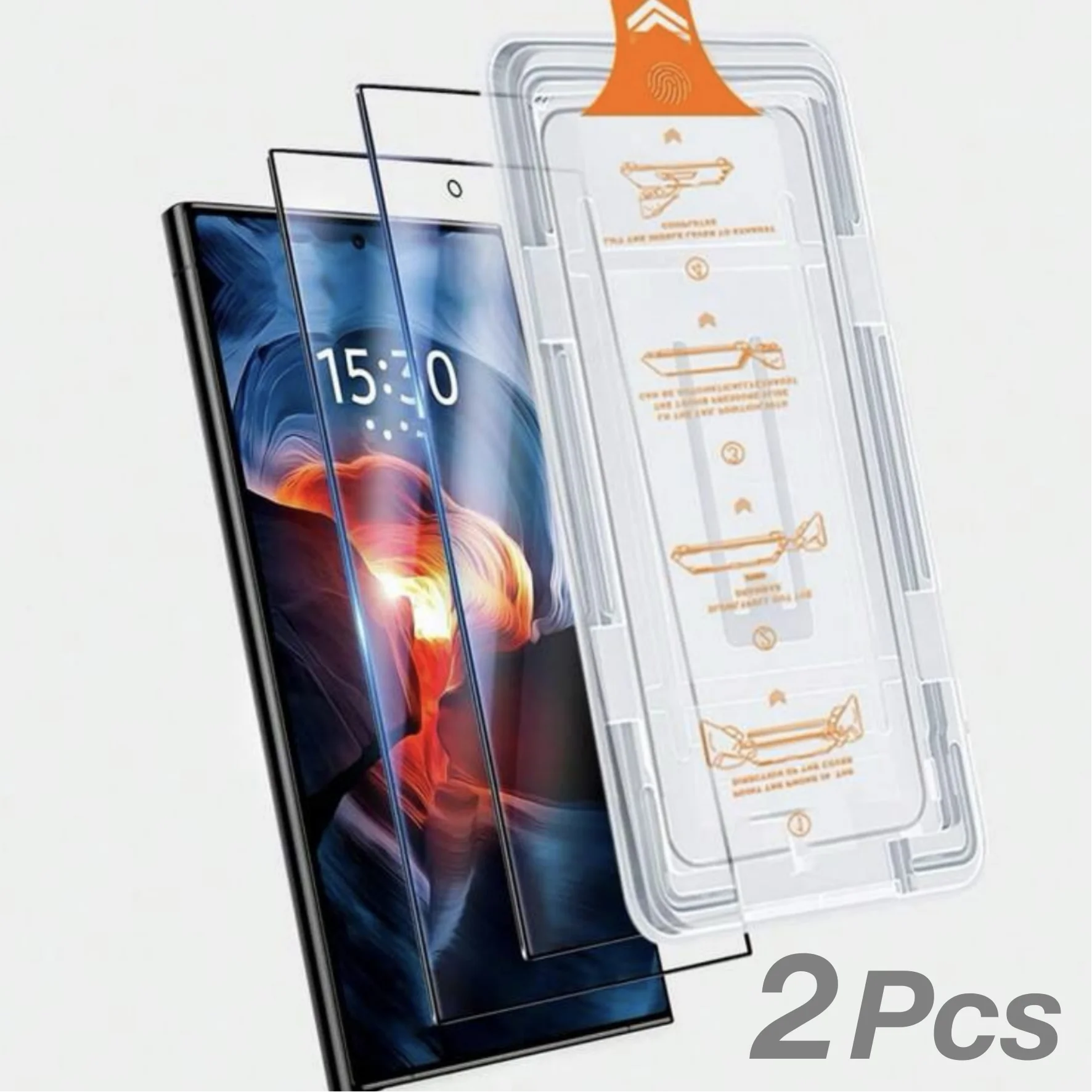 2Pcs For Samsung Galaxy S24 Ultra S23 S22 S21 Plus Z-fold 5 4 3 A55 A32 A54 A33 A35 5G Screen Protector Tempered Glass With Kit