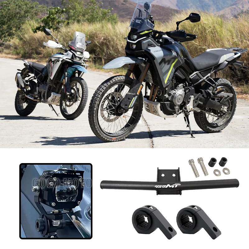

For CFMOTO 450MT 450 MT MT450 2023 2024 2025- Motorcycle Accessories 450mt Spotlight Bracket Holder Sport Light Fog Light Mount