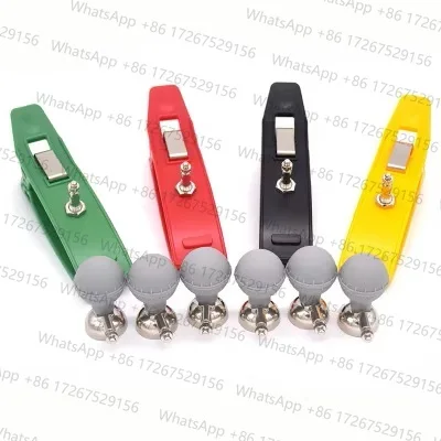 Multifunctional adult ECG EKG accessories: 6 ECG EKG suction balls, suitable for 4 sets of 4.0 Din 3.0 Clip Snap bananas