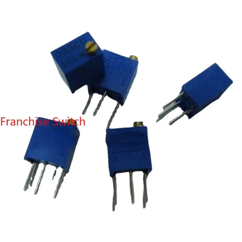 10PCS Precision Multiturn Potentiometer 3266W-1K2K5K 10K Multiple Resistance Values