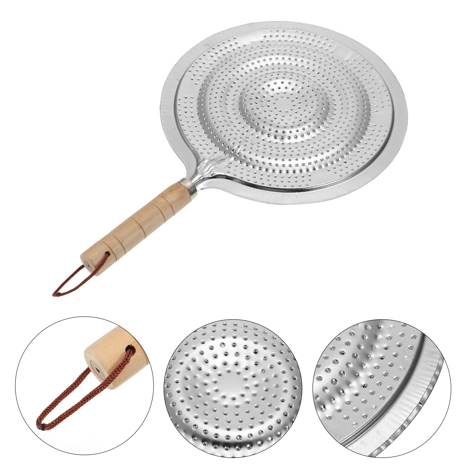 

2 Pcs Insulation Pads Pan Warming Tray Coffee Wooden Handle Mat Mats Accessories Kitchen Heat Diffuser Overheating Protection