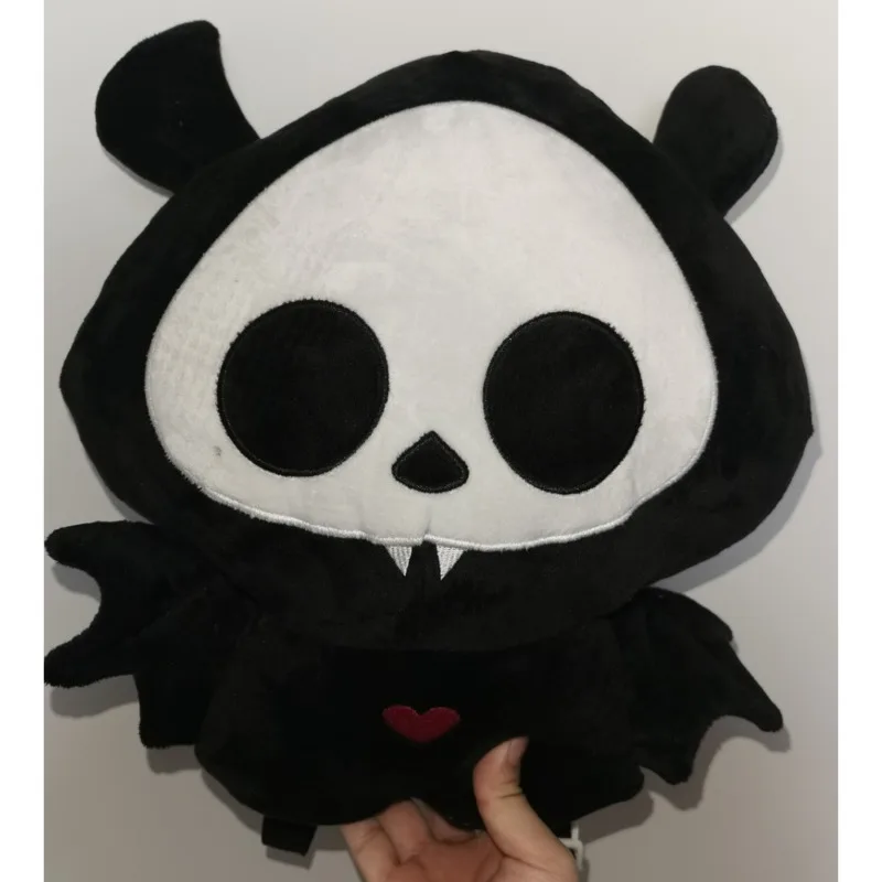 Halloween Gothic Plush Doll Mochila, Esqueleto, Esquelanimal, Marcy, Kawaii, Animais, Bolsa de Ombro, Desenhos Animados de Alta Capacidade, 40cm