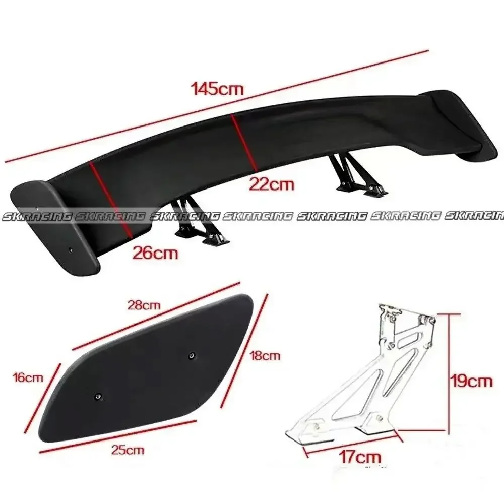 New GT Style Rear Spoiler Wing Bodykit Fits For Porsche 718 981 987 Boxter Cayman Exterior Parts Car Decorative Accessories