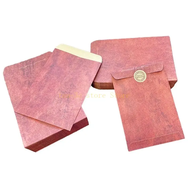 100x Krafts Paper Envelopes Old Design Paper Envelopes Antique Envelopes D0UA