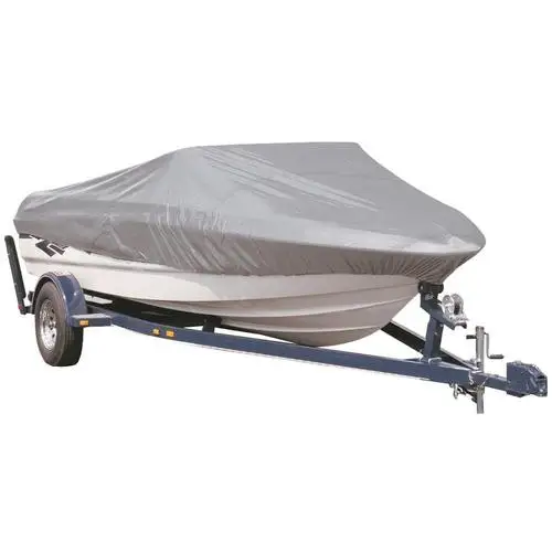 

210D PU Coating Waterproof V-Hull Dust Vessel 11-13ft/14-16ft/17-19ft/20-22ft Boat Cover