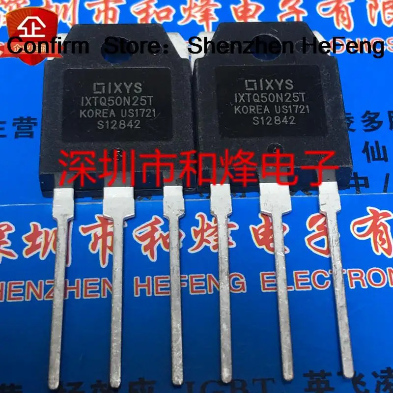 5PCS-10PCS IXTQ50N25T  TO-3P 250V 50A    NEW AND ORIGINAL Fast Shipping Quality